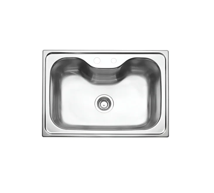 BACHA TRAMONTINA DE EMPOTRAR ACERO INOXIDABLE 69X49 CM PLATEADO