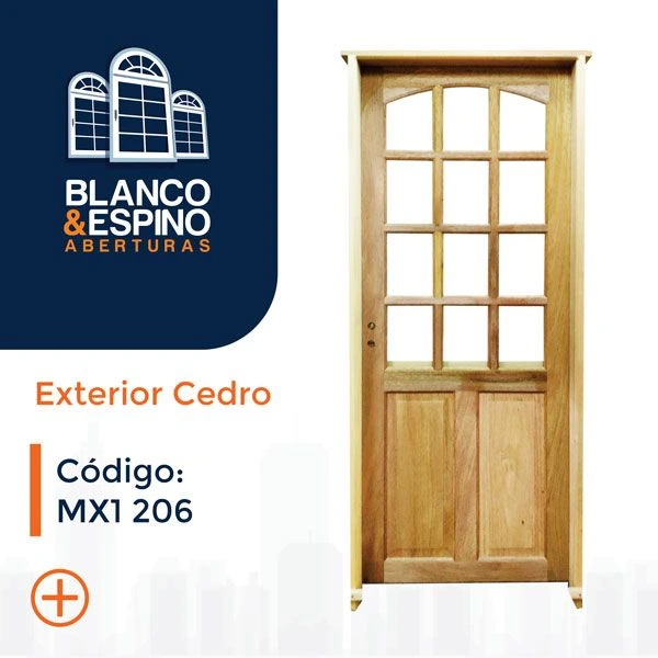 Puerta CEDRO Exterior – Cod.: MX1 206