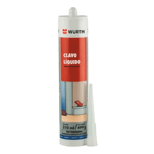 Adhesivo Clavo Liquido Wurth Adhesivo Sellador 310ml Blanco Producto Nuevo