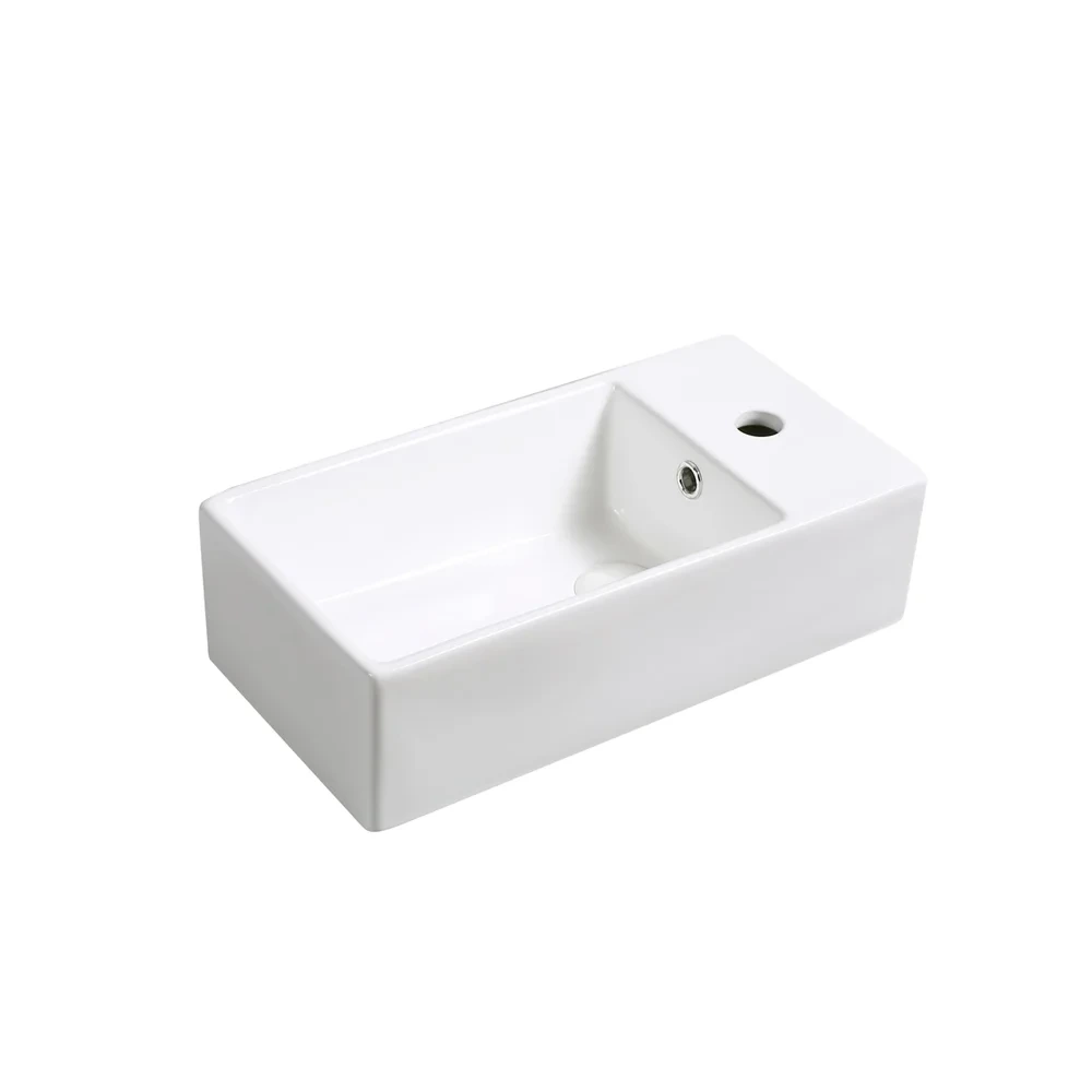 Bacha de baño rectangular lateral 480