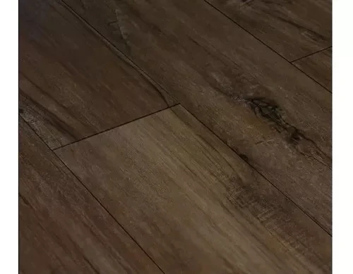 Piso Autoadhesivo Vinílico Tipo Madera color Marron Oscuro – En listones