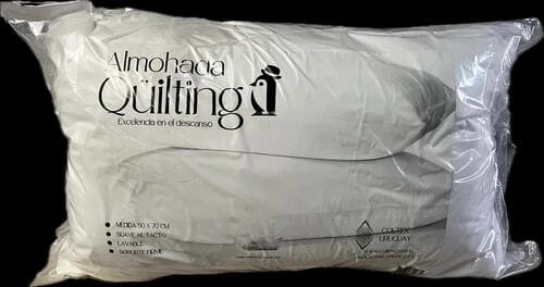 Almohada Quilting Antialérgica Especial Ind Uruguaya Lavable