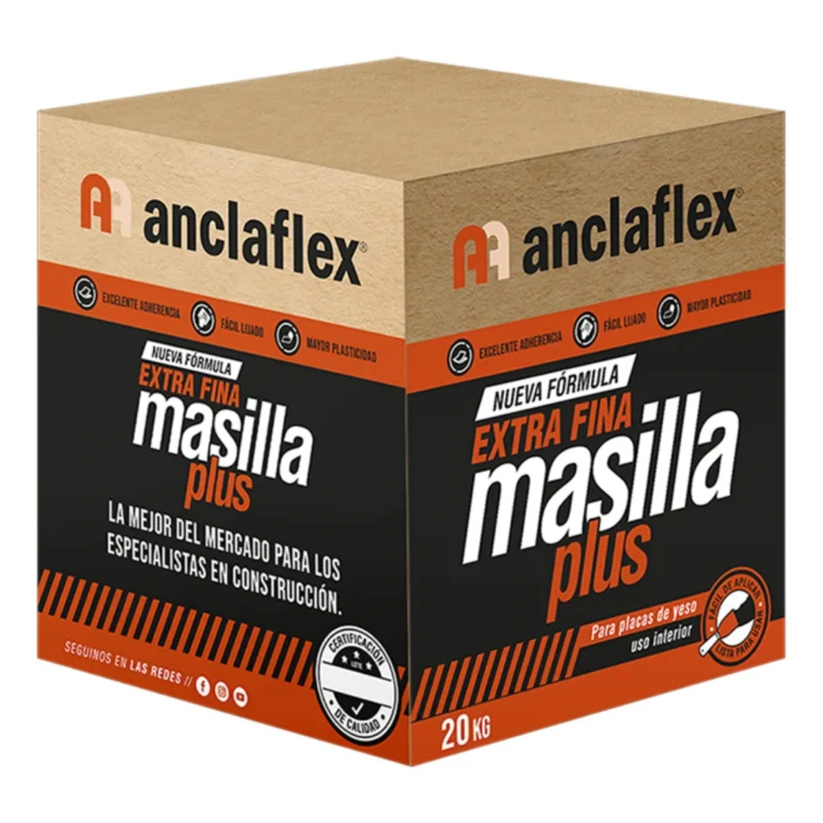Masilla Anclaflex 20 kg bolsa de reposición