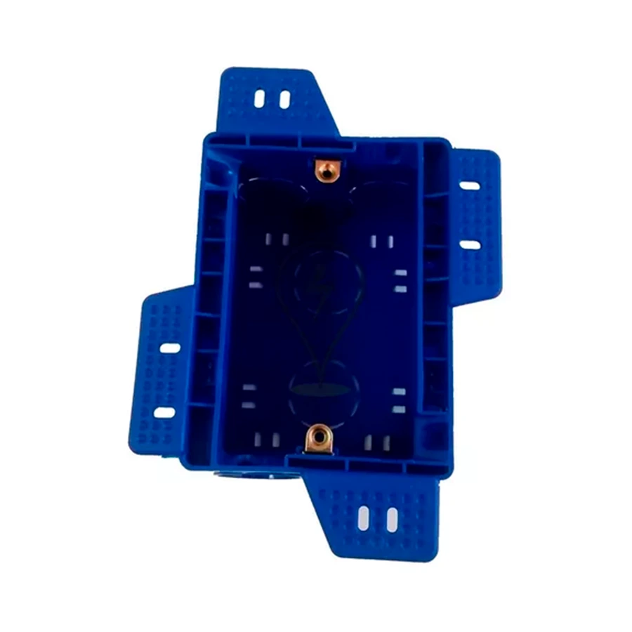 Caja de luz para yeso con tornillo