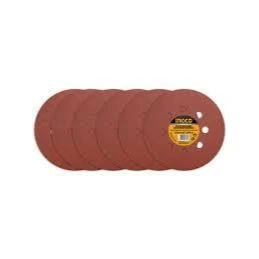 SET 6 LIJAS DISCO VELCRO Ø 225MM LIJADORA DE YESO INGCO GRANO