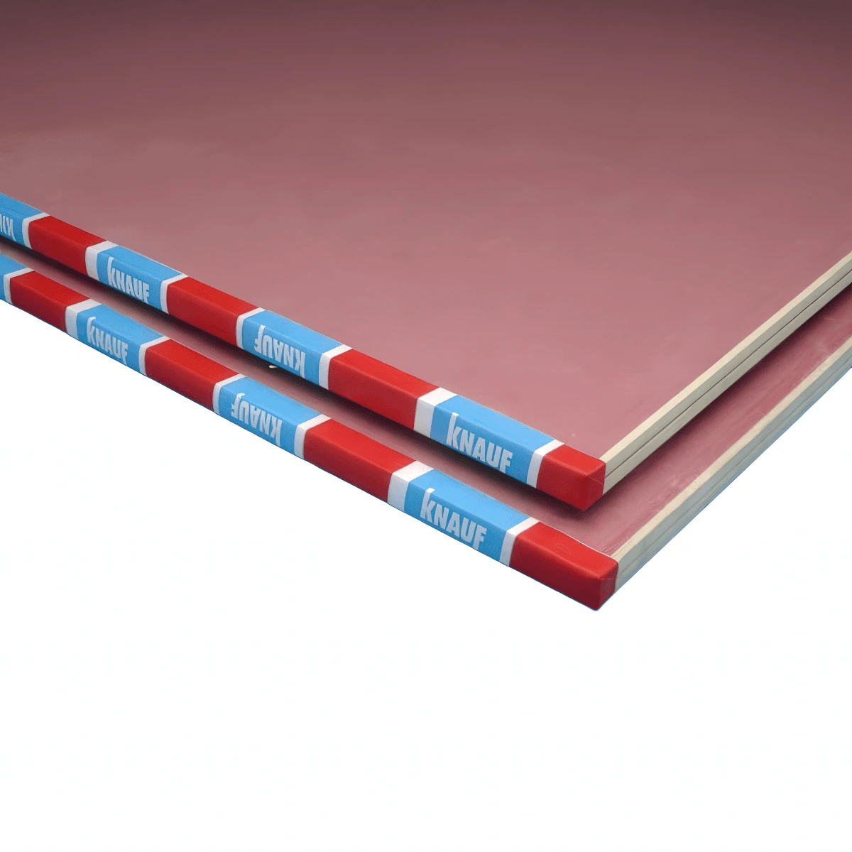 Placa de Yeso Roja RF Knauf 12,5 mm × 1,20 m × 2,40 m