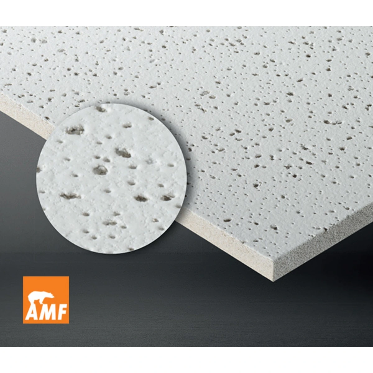 CIELORRASO DESMONTABLE AMSTRONG AMF THERMATEX (0.61X0.61) (14 x caja)
