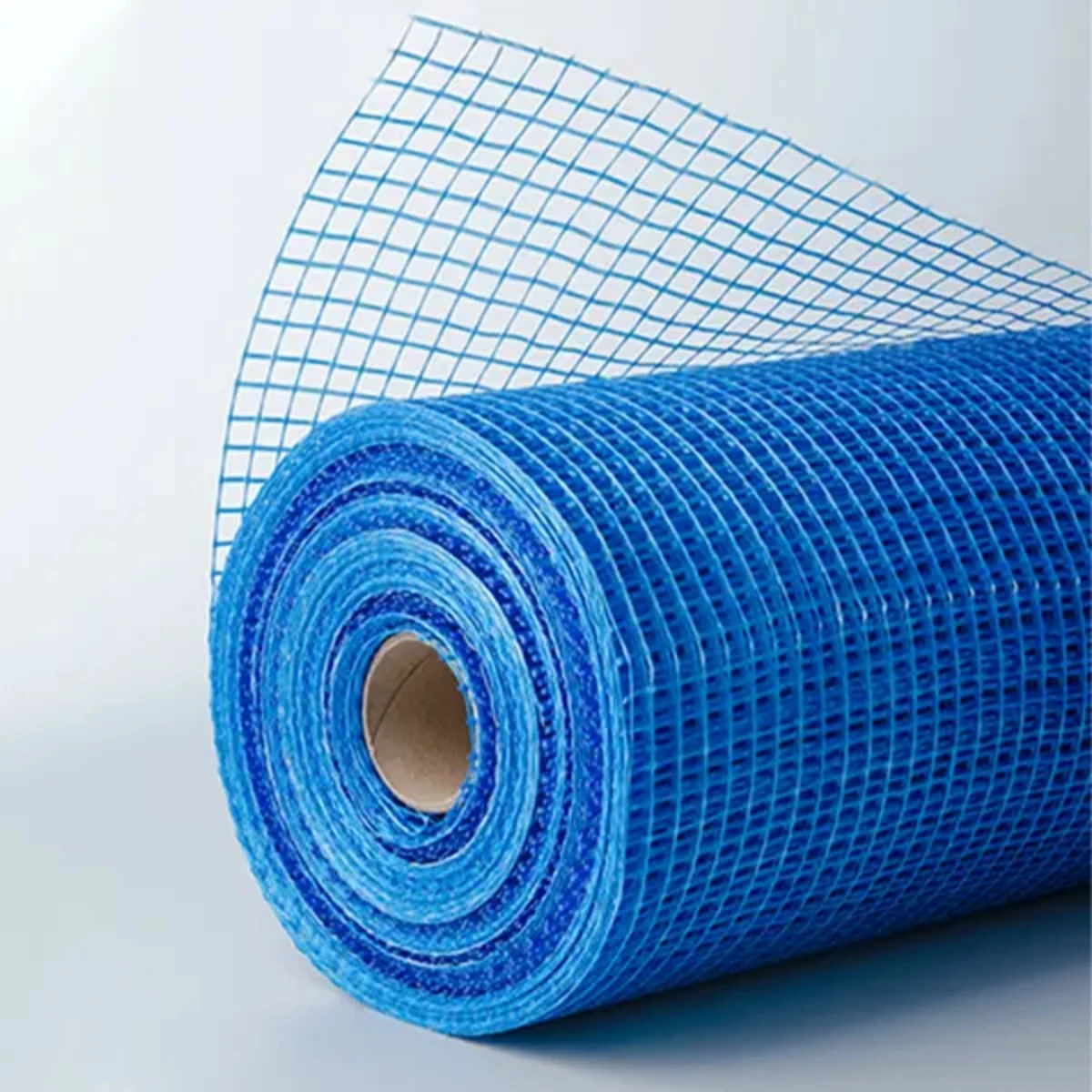 Malla de fibra exterior 1m x 50m Azul