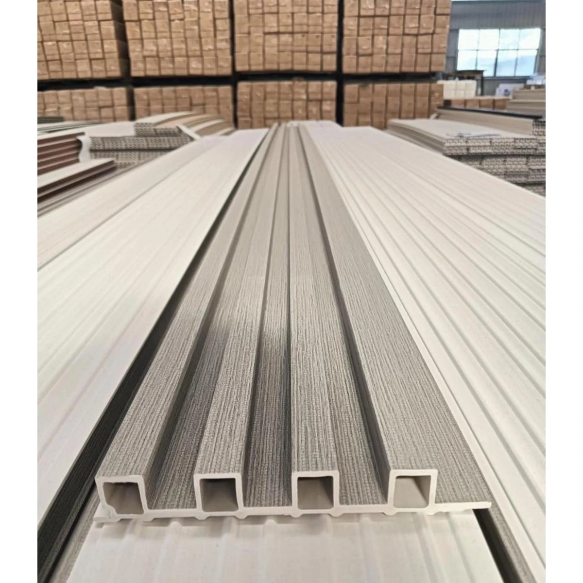 Panel WPC interior Gris lisa