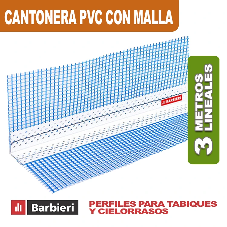 Cantonera para efis con malla 41mmx3mt Barbieri