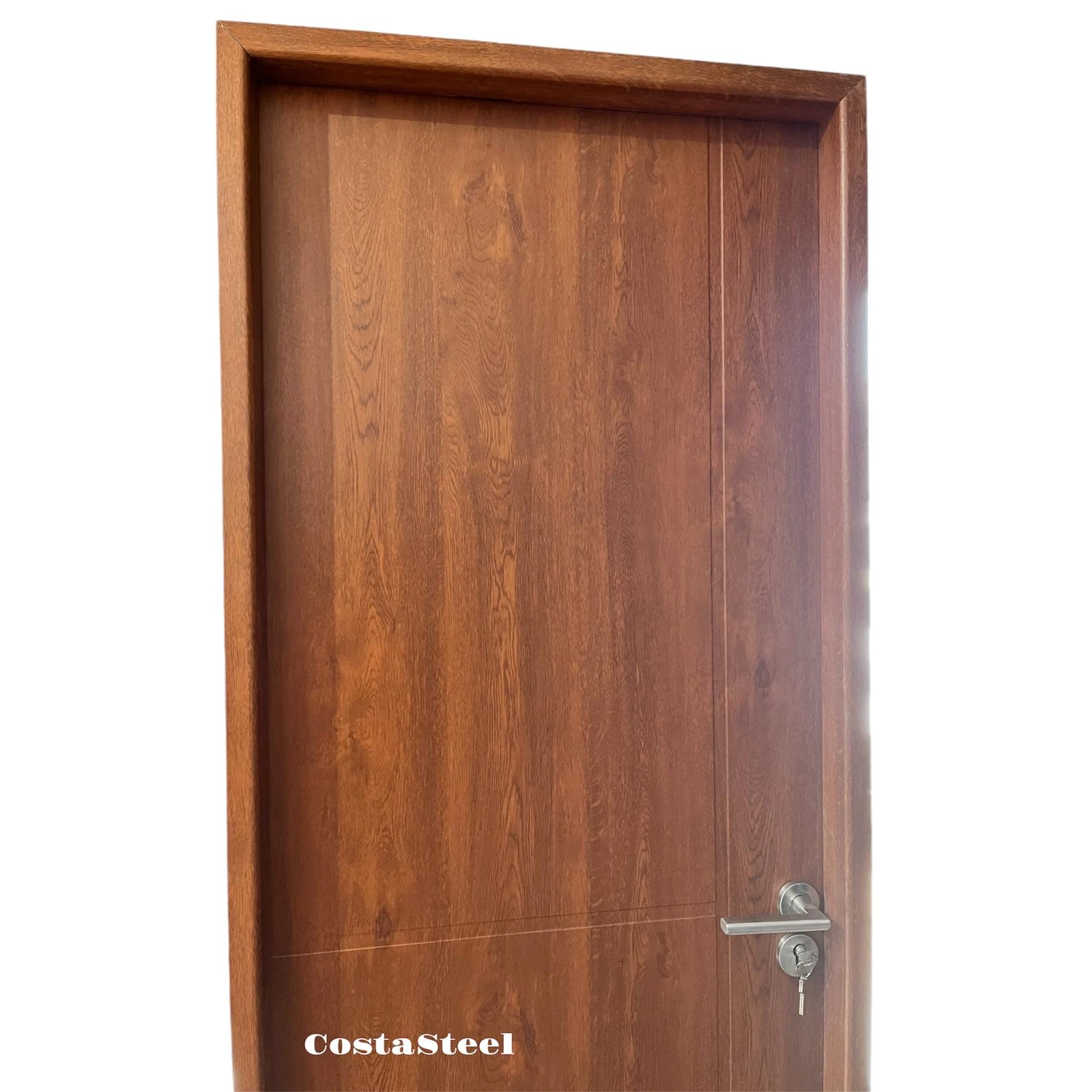 Puerta de Mdf modelo recto Marrón