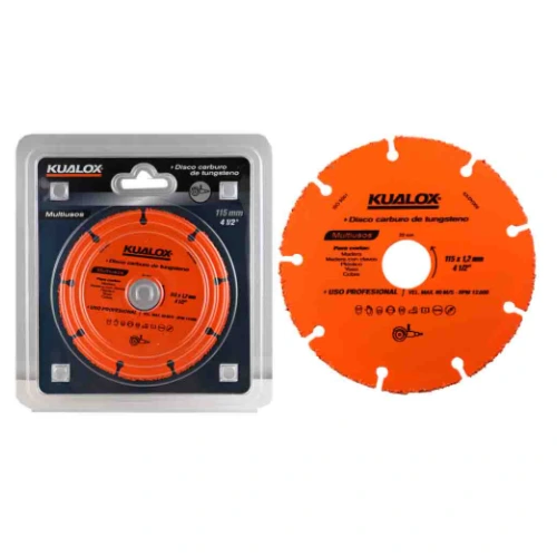 Disco Corte P/madera de carburo tungsteno 115mm x 1.2 mm