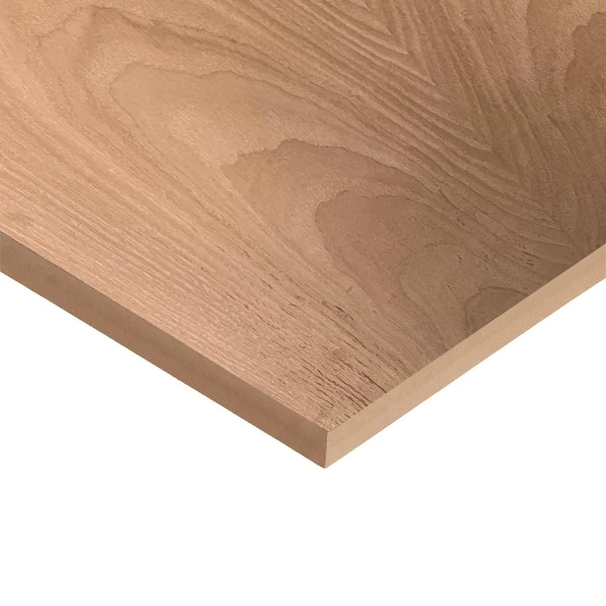 Tablero MDF Enchapado Roble Americano 19 mm × 2,60 m × 1,85 m