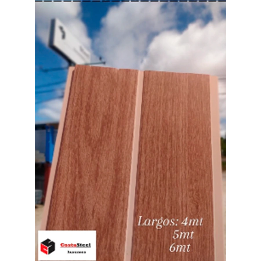 Tabla de pvc NOGAL de 5mts slim 6mm