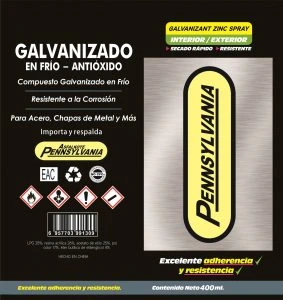 Aerosol ZINC antióxido- Galvanizado en frío