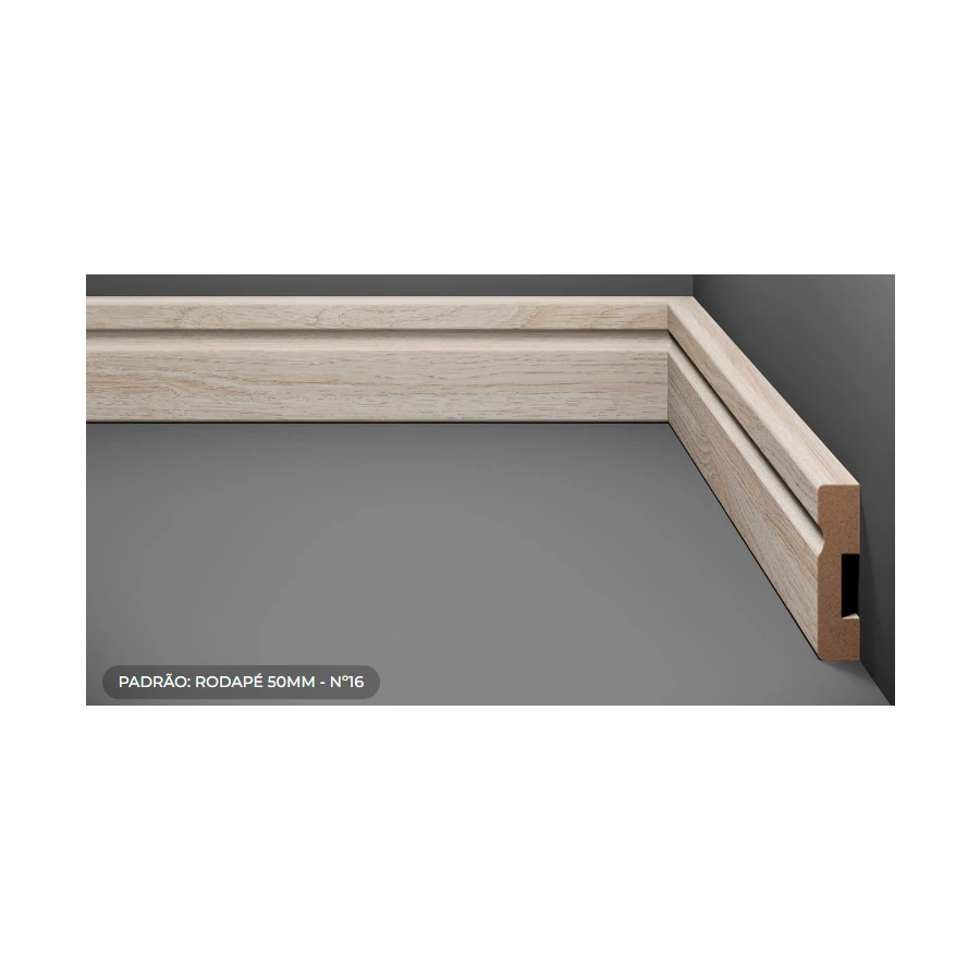Zocalo 16 – 5cm x 2,40mts x1,5cm