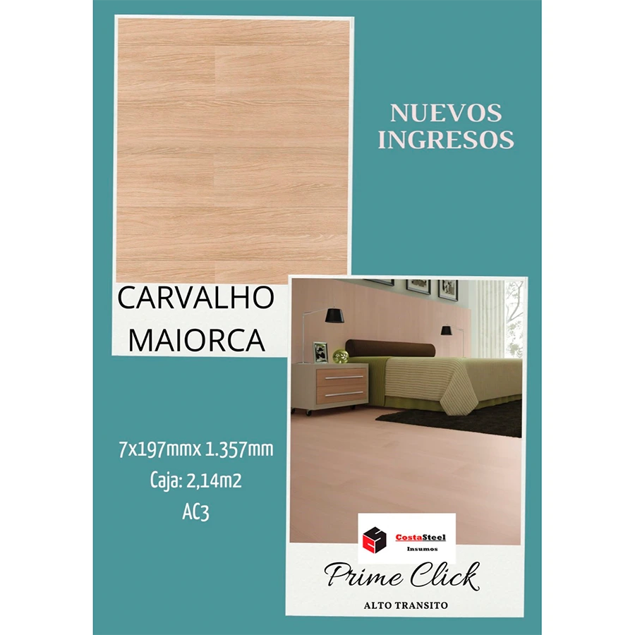 Piso flotante Carvalho Maiorca Prime Click 2,36m2 (17)