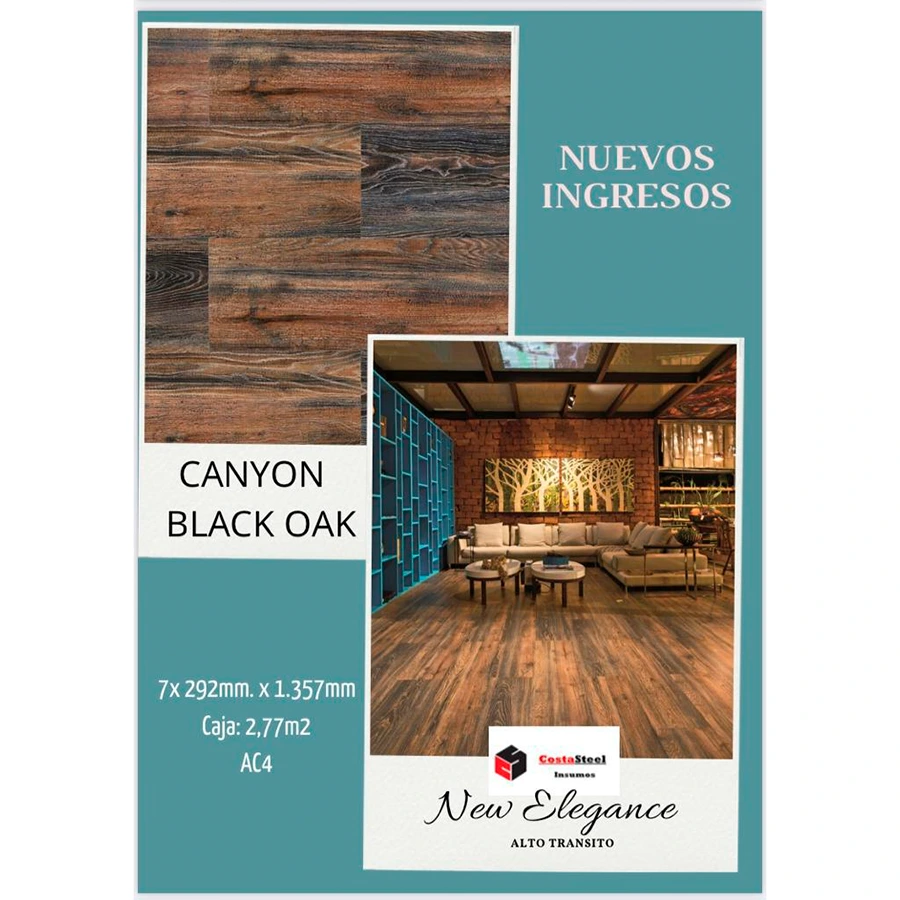 Piso flotante Canyon Black New Elegance 2,77m2 (19)