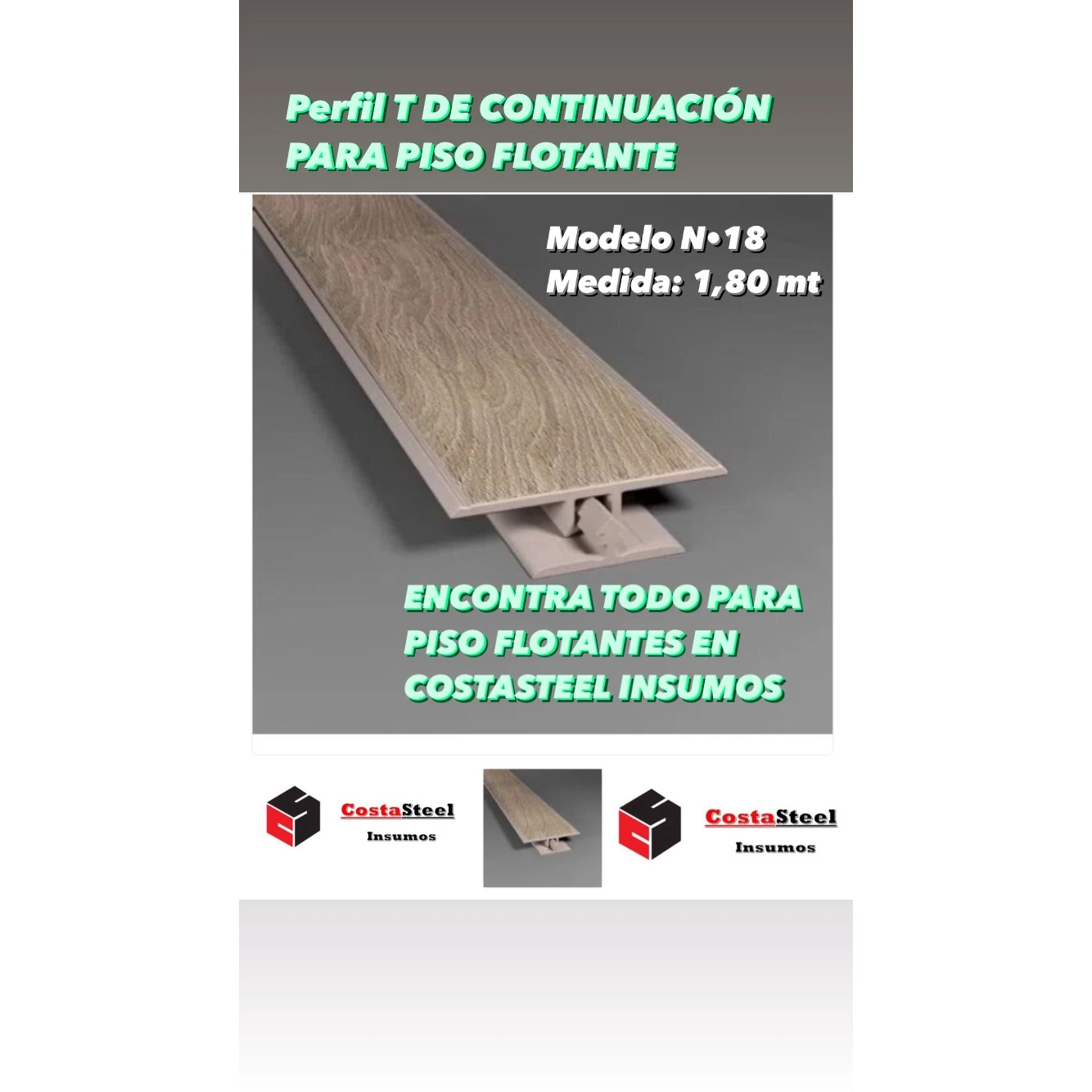 Perfil Continuacion 18 -1,80mts