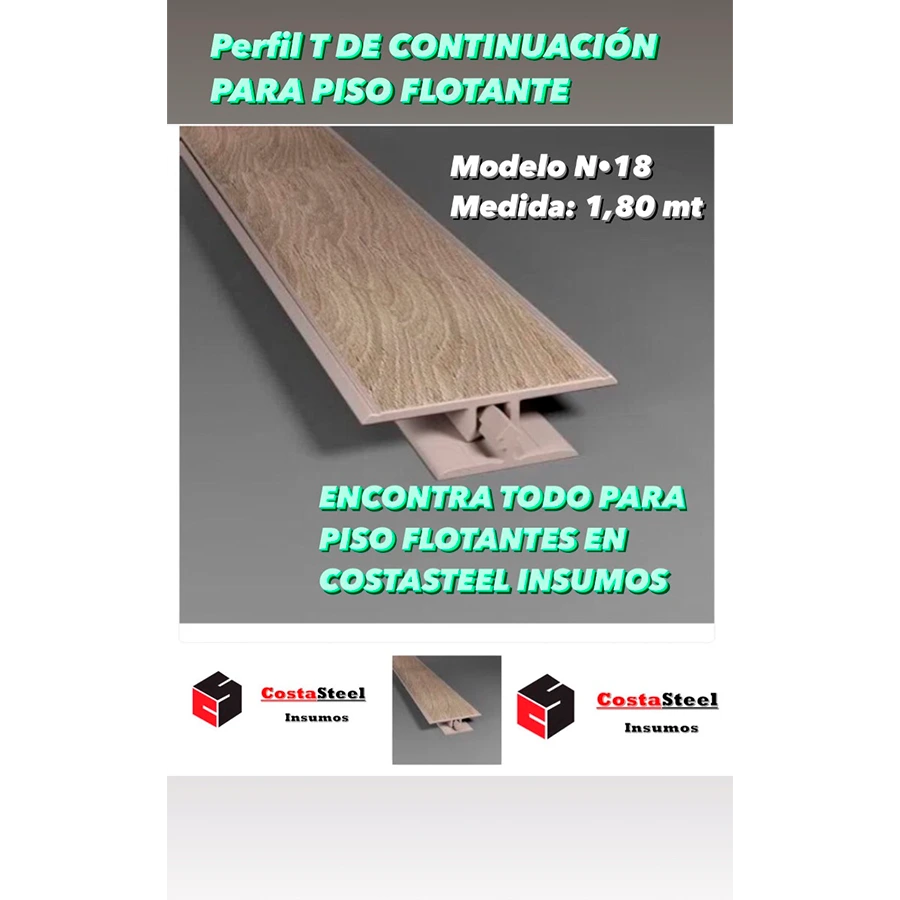 Perfil Terminacion 18 -1,80mts