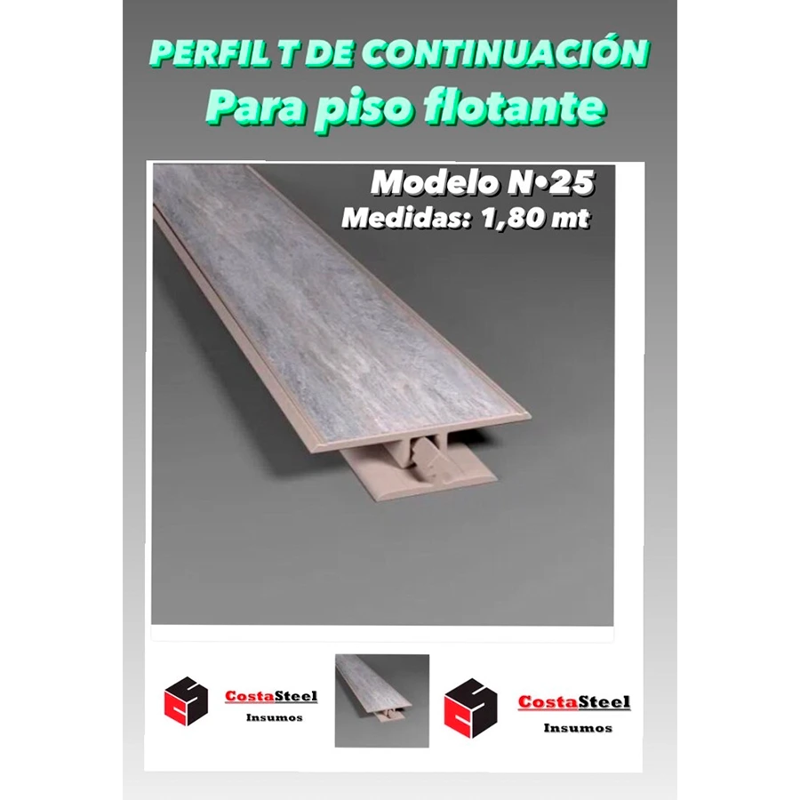 Perfil Terminacion 25 -1,80mts