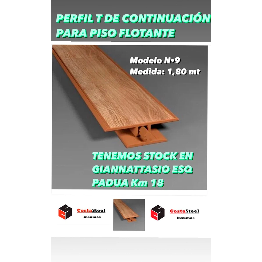 Perfil Terminacion 9 -1,80mts