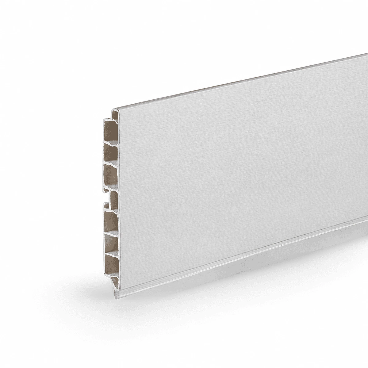 Zócalo de aluminio 18 cm × 3,9 m