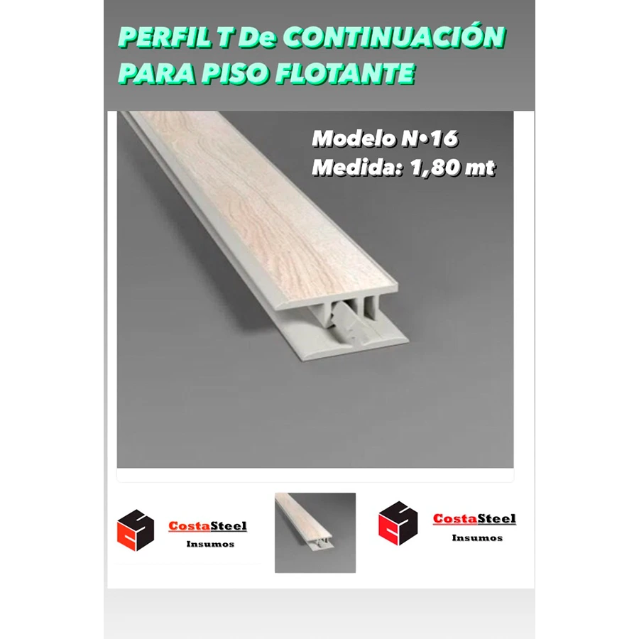 Perfil Terminacion 16 -1,80mts