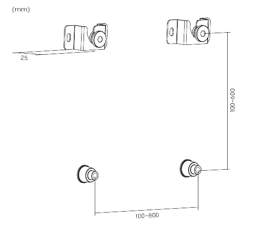 Soporte fijo para TV hasta 70″