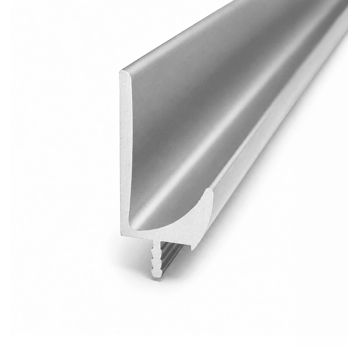 Perfil J de aluminio 3 m