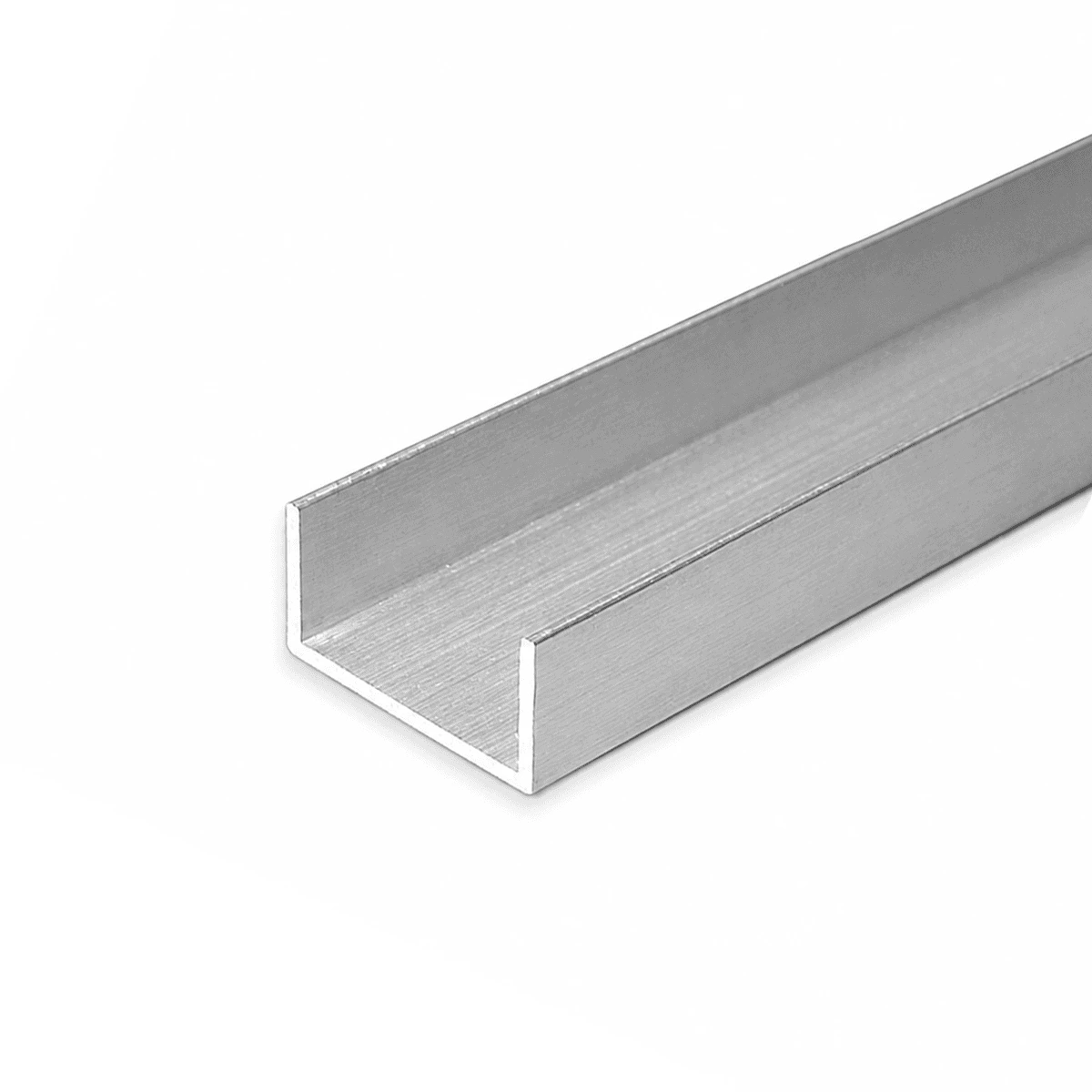 Canto U de aluminio 2,6 m