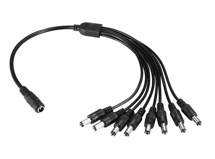 Cable splitter de poder NRG+ 1 a 8 ideal CCTV