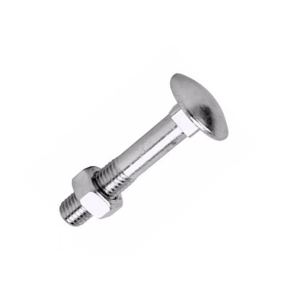 Bulon madera con tuerca 8X50