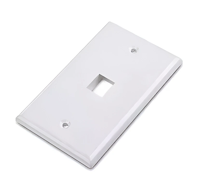 Plaqueta RJ45 NRG+ 1 puerto blanca