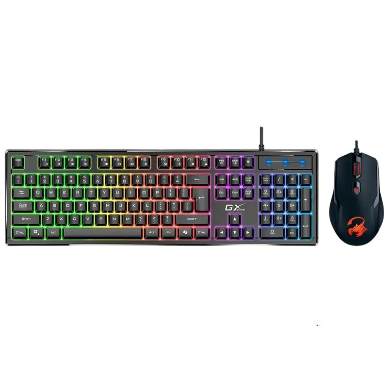 Combo Genius Scorpion KM-GX6 teclado y mouse RGB