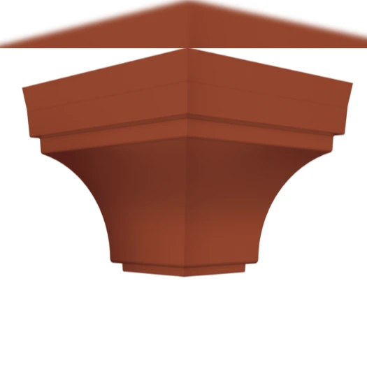 Esquinero exterior color CAOBA