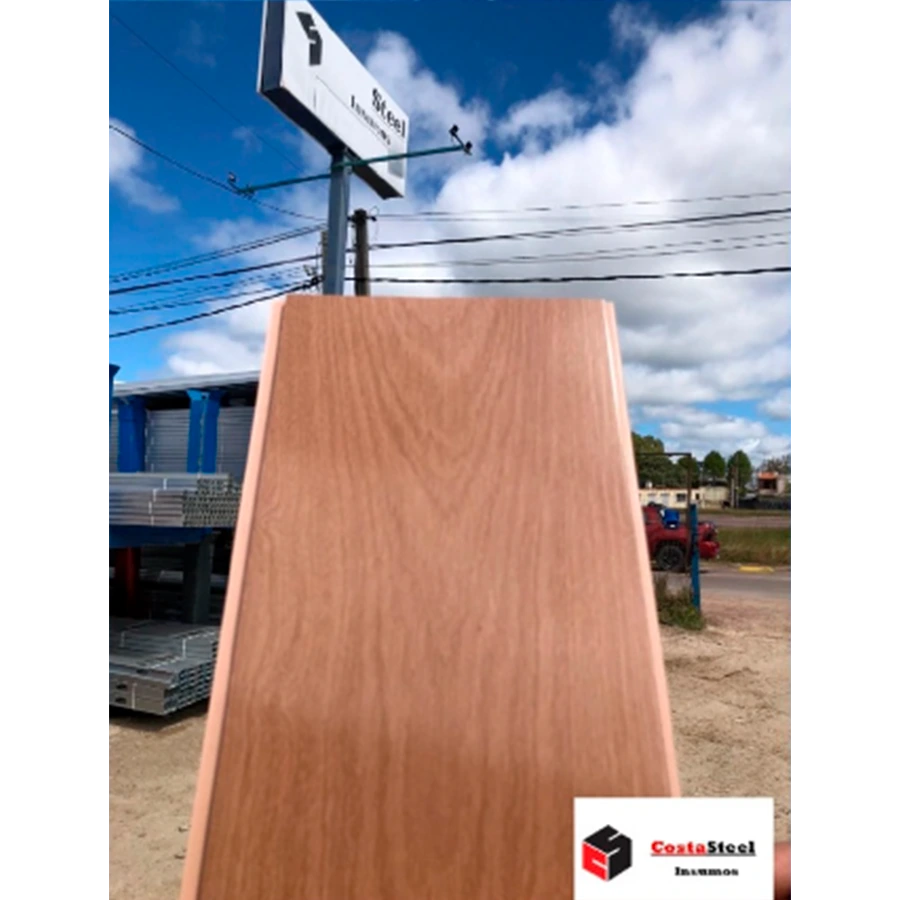 Tabla de pvc NOGAL Lisa de 6 mts