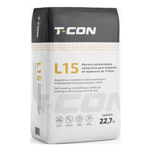Mortero autonivelante T-con 22.7kg