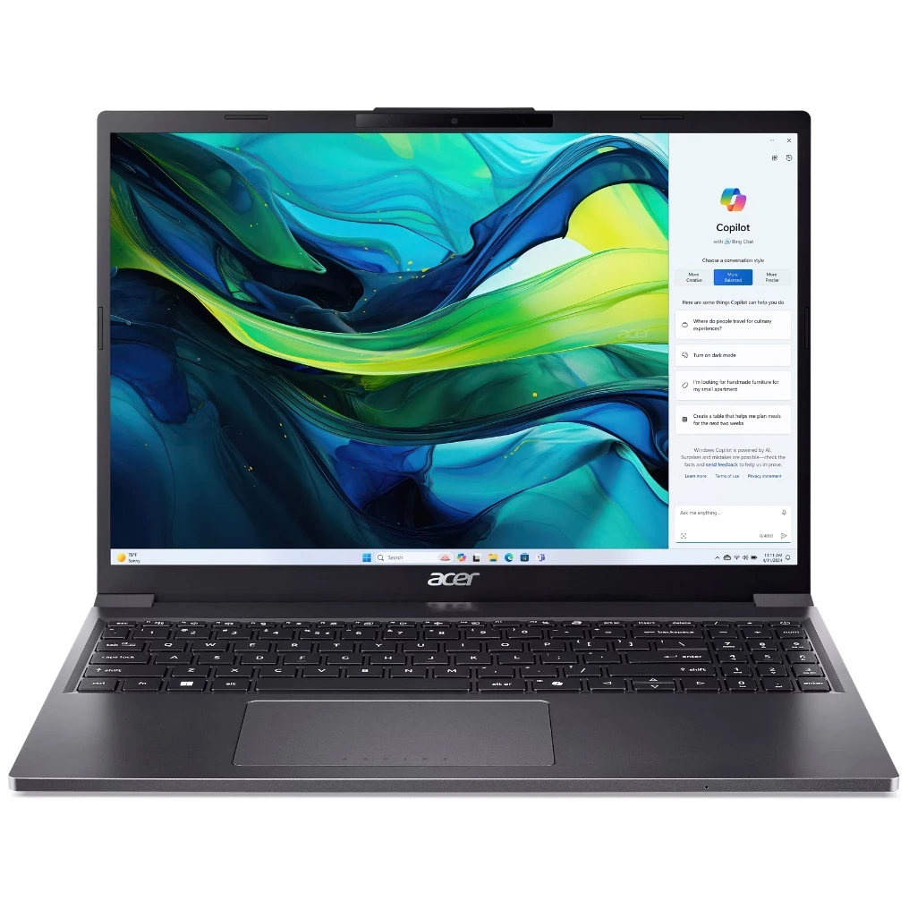 Notebook Acer Core i5 4.6Ghz, 8GB, 256GB SSD, 15.3″ FHD+, Win 11