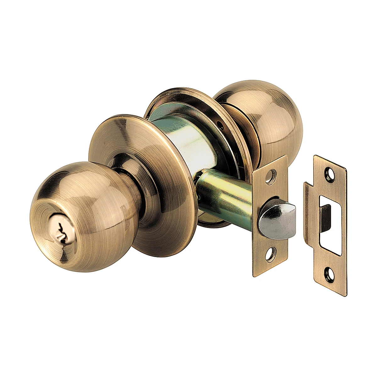 Pomo con Llave Bronceado