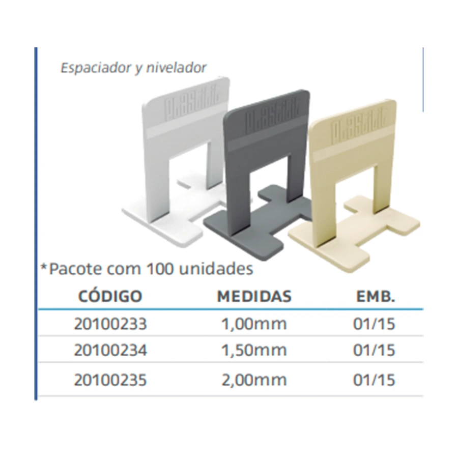 Separador de ceramica 1 mm