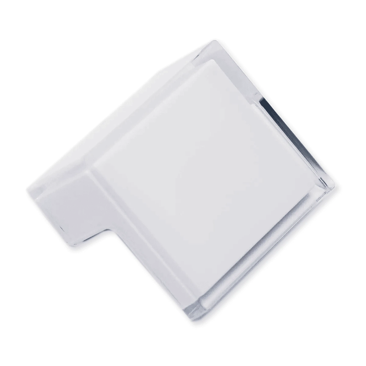 Tirador Perilla Kiev de Acrílico Blanco 15 mm
