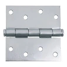 Bisagra plateada 4″