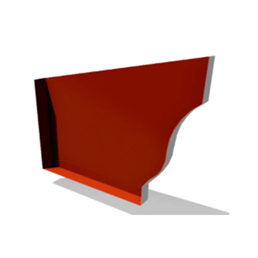 Tapa color para canalon unidad