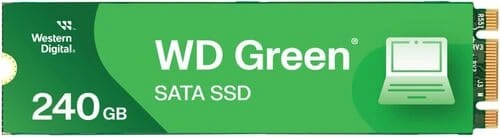 Western Digital WDS240G3G0B – Unidad de estado sólido SSD interna WD verde de 240 GB – SATA III 6 Gb/s, M.2 2280, hasta 545 MB/s