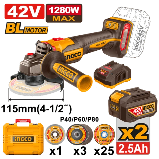 Amoladora a Batería 42v CAGLI4128112