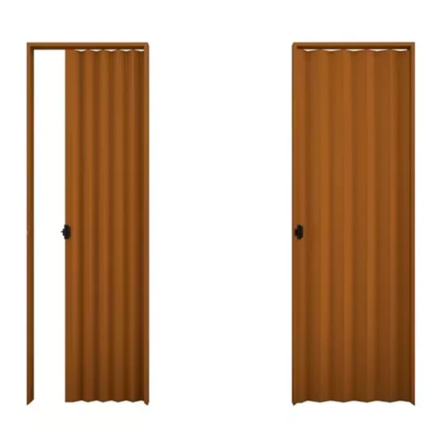 Puerta plegable 80 x 2.10 caoba
