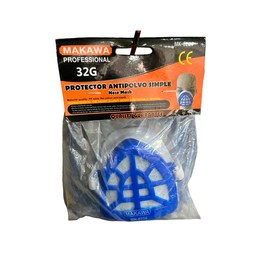 Respirador anti polvo azul Makawa MK-0224