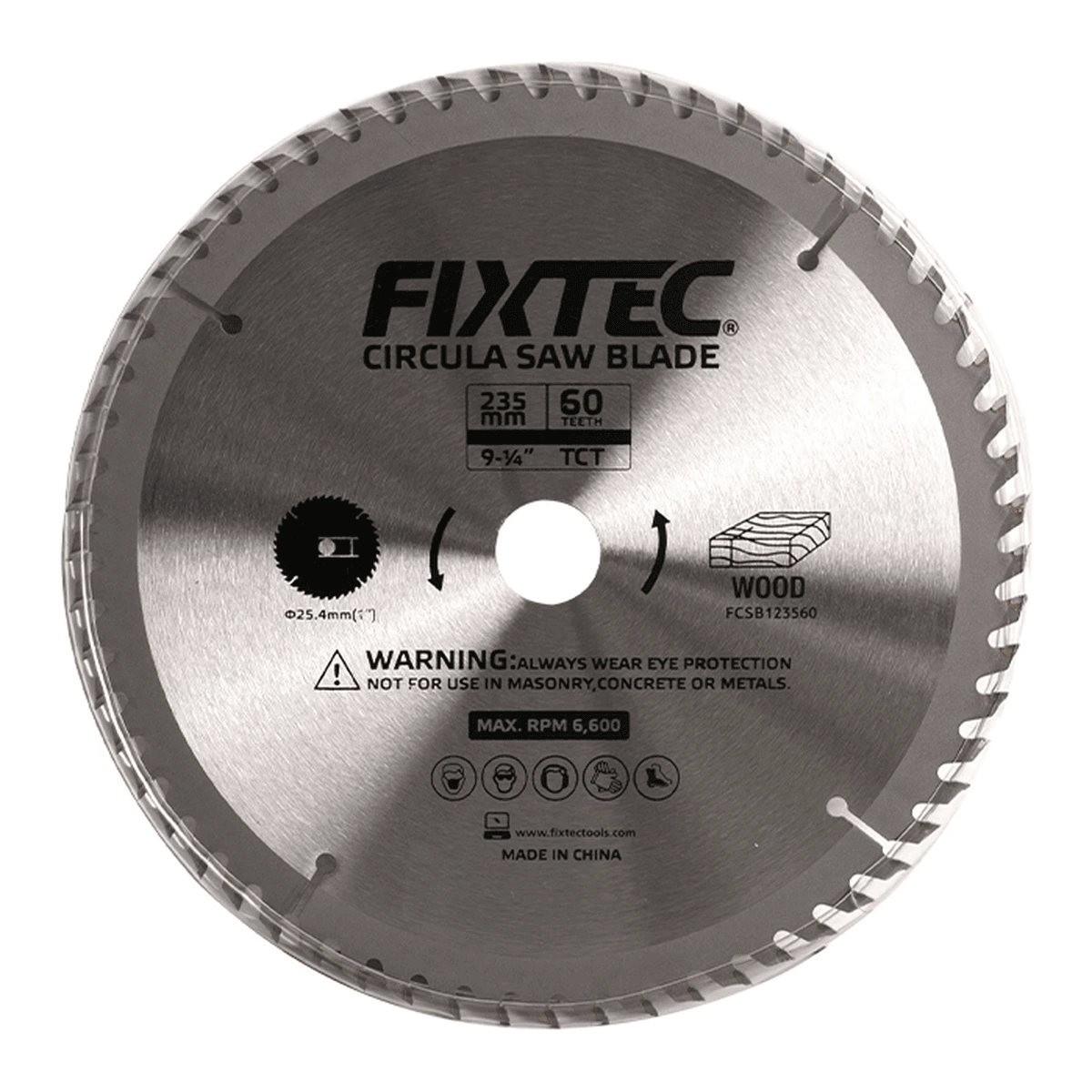 Disco de Sierra Circular para Madera 7″ – 60 Dientes