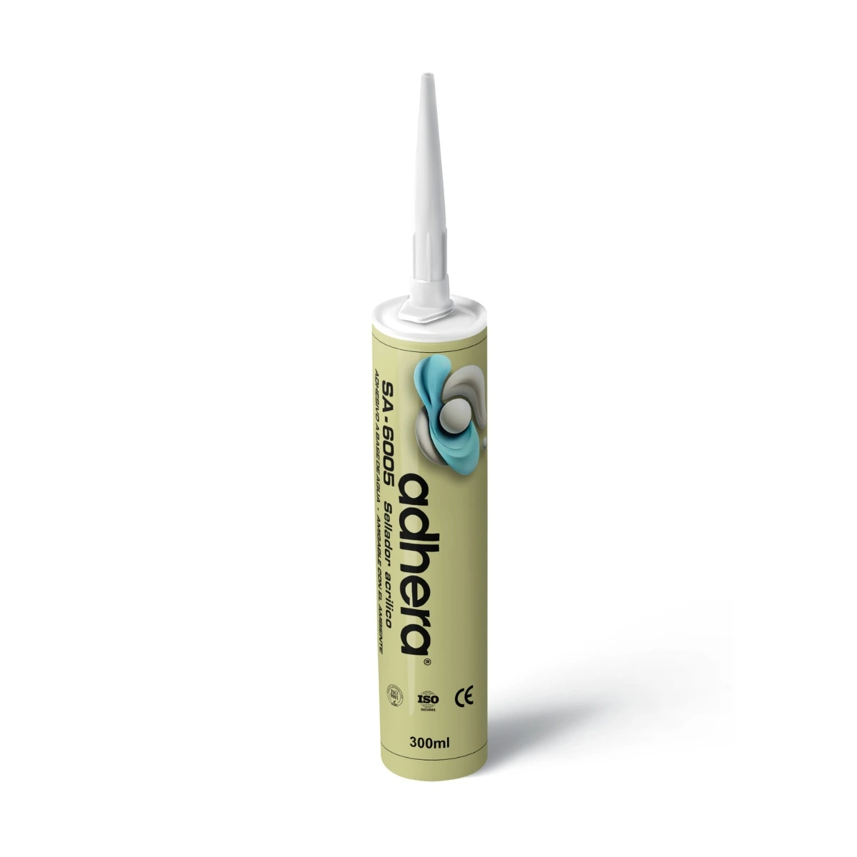 Sellador acrílico blanco pintable 310ml ADHERA